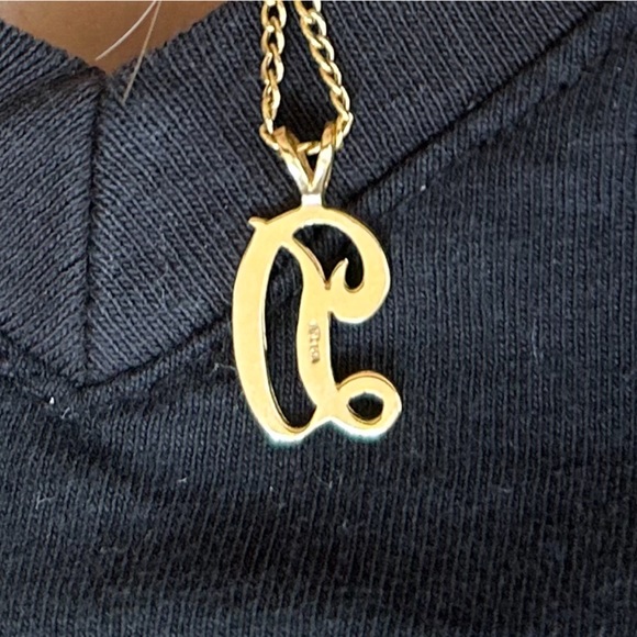14kt Gold Initial D Charms. Gold Vintage Charms. Does not include the chain - Picture 1 of 4